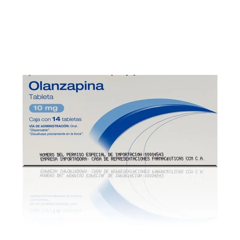 OLANZAPINA 10mg X 14 TABLETAS DISPERSABLES PSICOFARMA