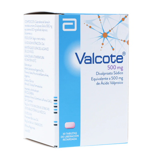 VALCOTE 500MG 30TAB LR