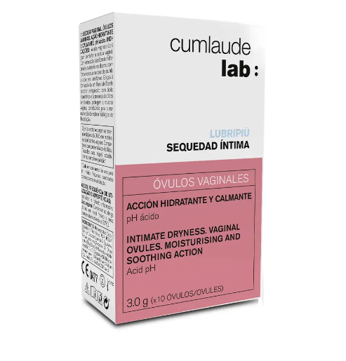 CUMLAUDE LAB LUBRIPIU SEQUEDAD ÍNTIMA (ÓVULOS VAGINALES)