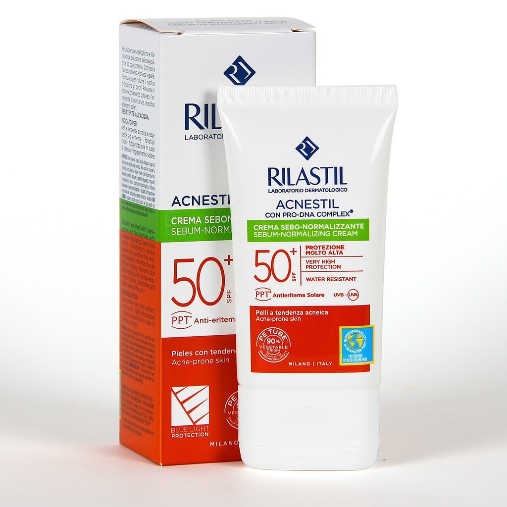 ACNESTIL CREMA SEBO-NORMALIZANTE 50+SPF 40ML RILASTIL
