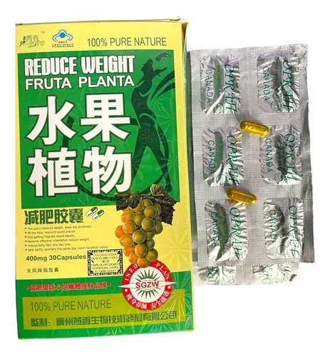 REDUCE WEIGHT FRUTA PLANTA 400MG X 30 CAPS SGZW