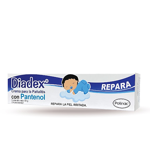 DIADEX CREMA PARA PAÑALITIS CON PANTENOL 50G POLINAC