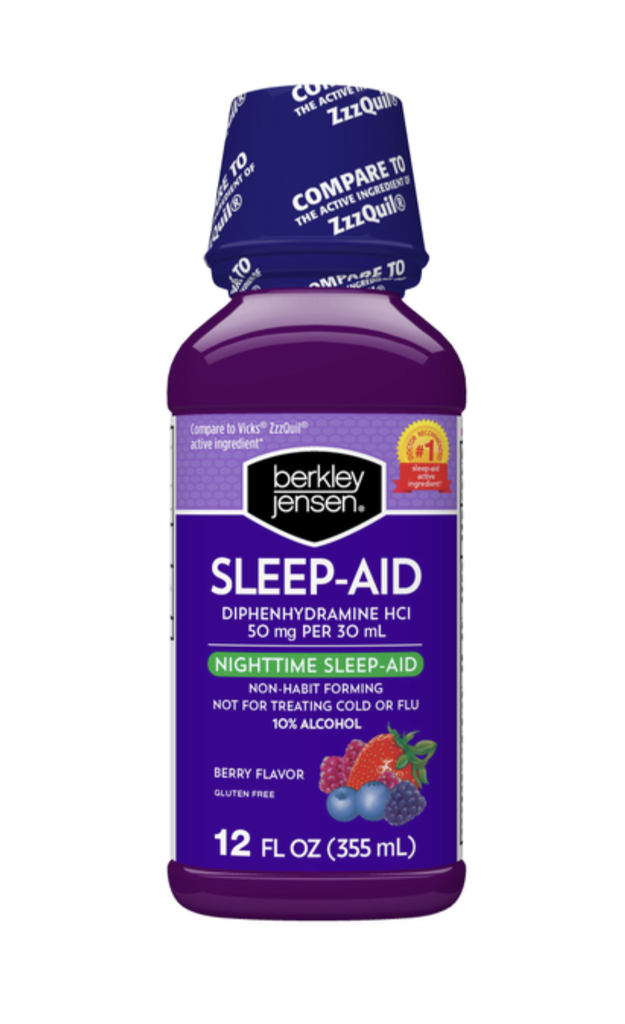 SLEEP AID NIGHTTIME SLEEP-AID 355ML BERKLEY JENSEN