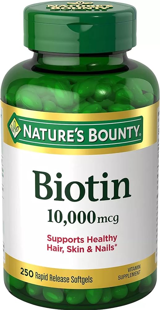 BIOTIN 10,000 MCG X 250 CAPS NATURES BOUNTY