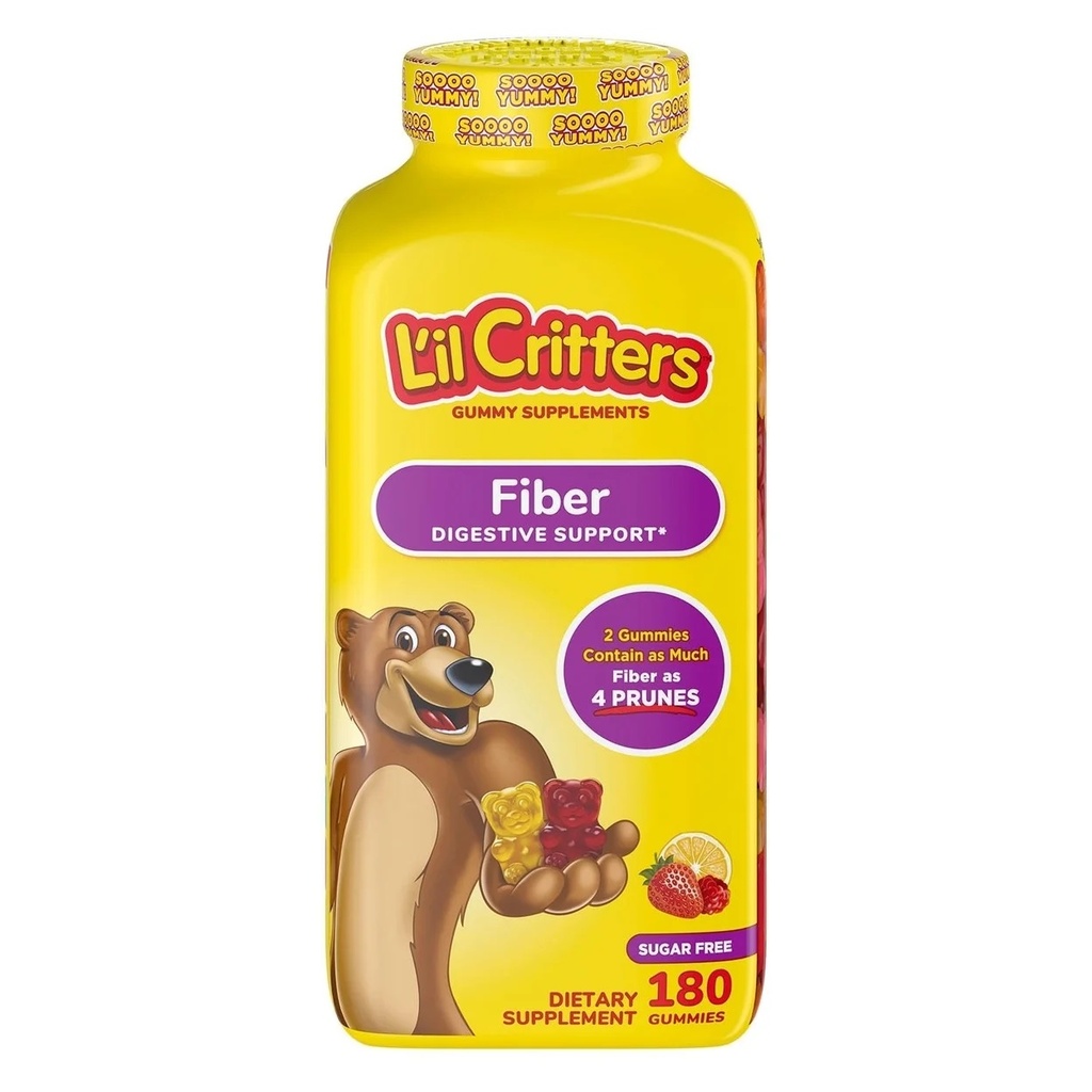LIL CRITTERS FIBER X 180 GUMMIES