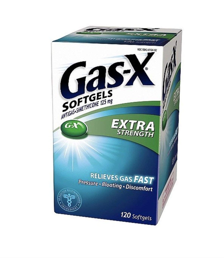 GAS-X EXTRA STRENGH 125MG X 120 CAPS
