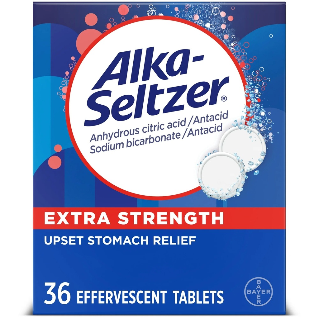 ALKA SELTZER EXTRA STRENGH 36 TAB