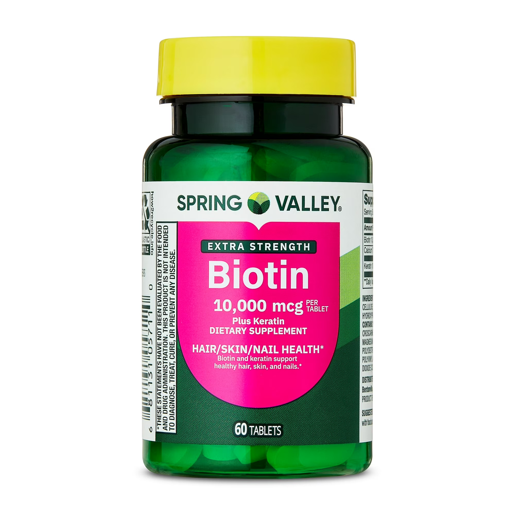 BIOTIN 10,000MCG FAST-DISSOLVE X 60CAP SPRING VALLEY