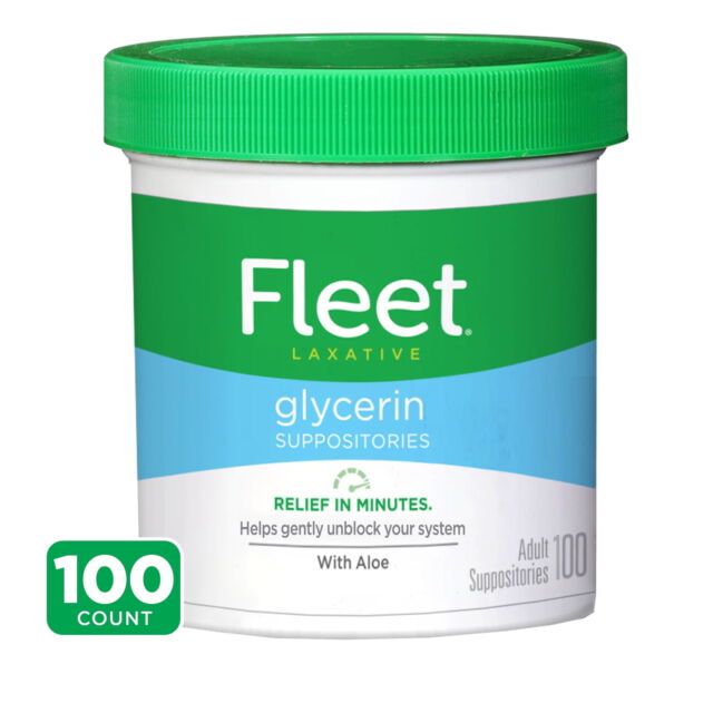 FLEET LAXITIVE PARA ADULTOS X 100 SUPOSITORIOS