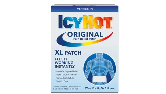 ICY HOT ORIGINAL PAIN RELIEF XL PATCH 5% X 3 PATCH