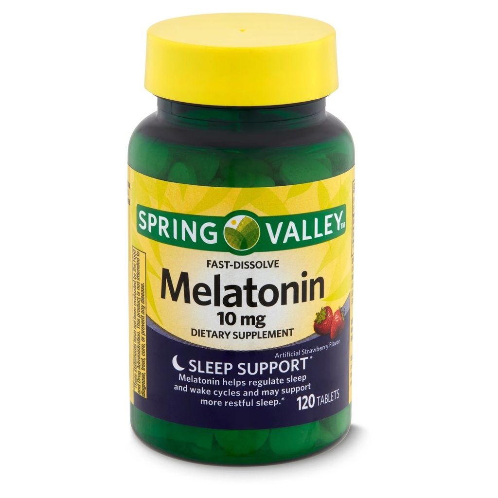 MELATONIN 10MG FAST-DISSOLVE 120TAB SPRING VALLEY