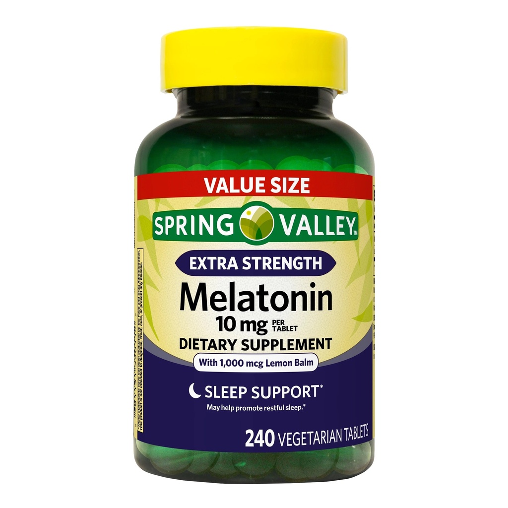 MELATONIN 10MG 240TAB SPRING VALLEY