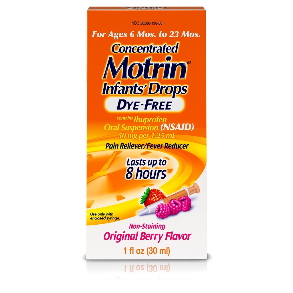MOTRIN INFANTS DROPS/GOTAS BERRY FLAVOR  30ML