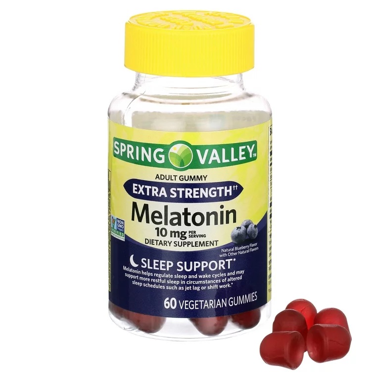 MELATONIN 10MG X 60GUM SPRING VALLEY