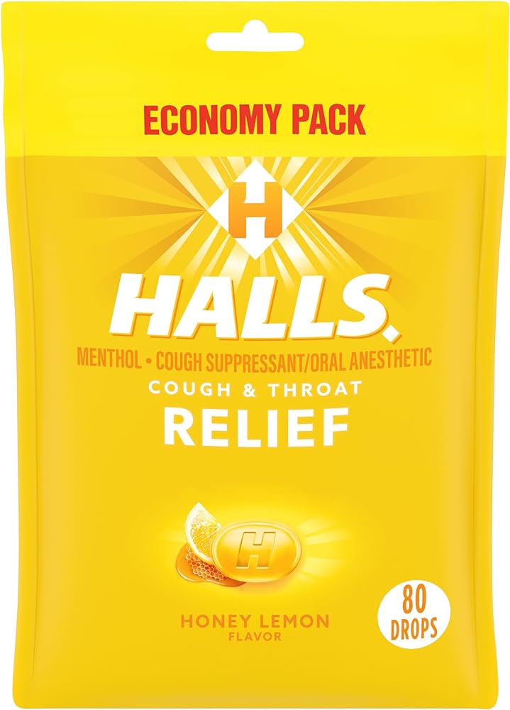HALLS RELIEF HONEY LEMON X 80 DROPS