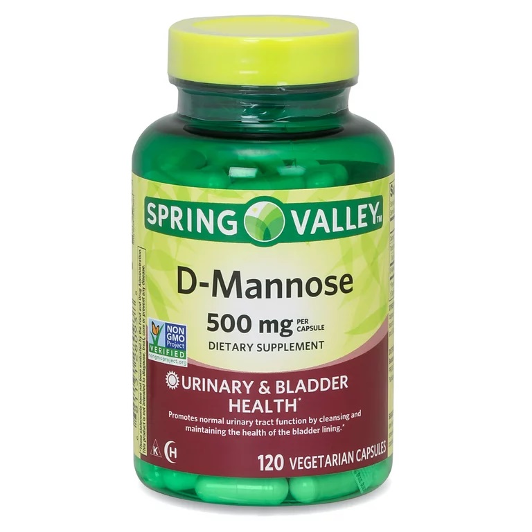 D-MANNOSE 500MG X 120CAPS SPRING VALLEY