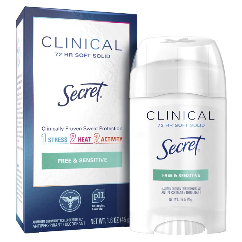 CLINICAL SECRET 1, 2, 3 FREE AND SENSITIVE 45G