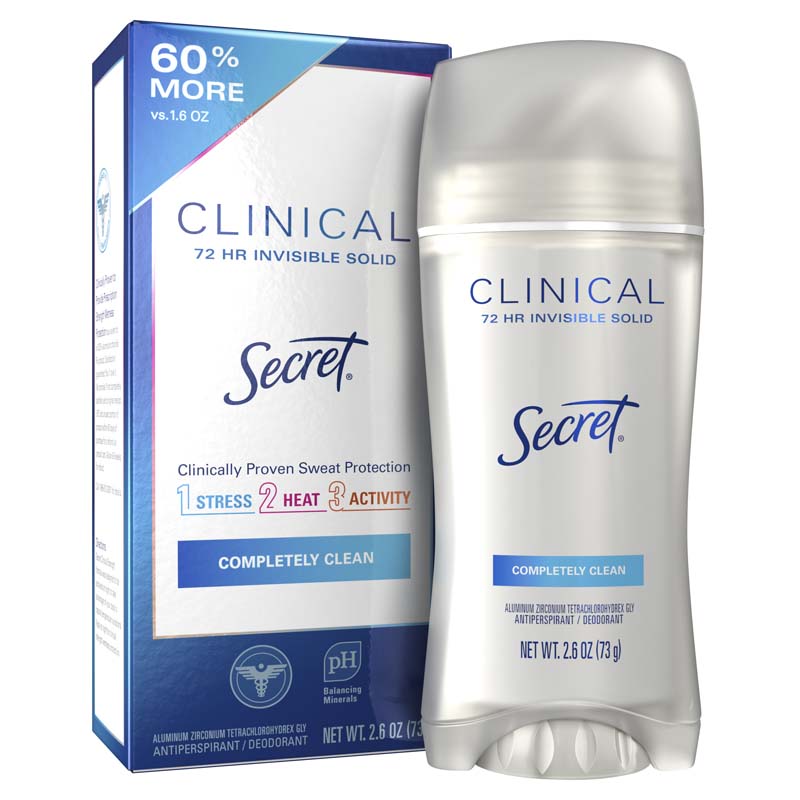 CLINICAL SECRET 1, 2, 3 COMPLETELY CLEAN 60% MORE 73G