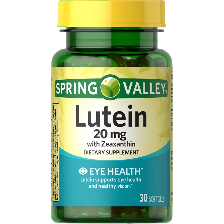LUTEIN 20MG X 30 CAPS SPRING VALLEY
