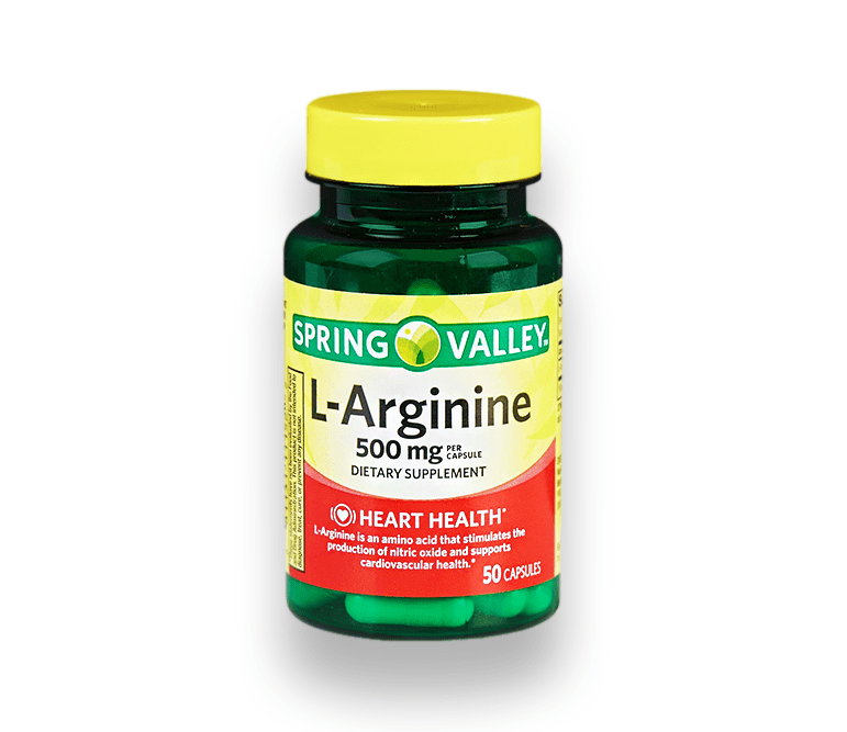L-ARGININE 500MG X 50 CAPS SPRING VALLEY