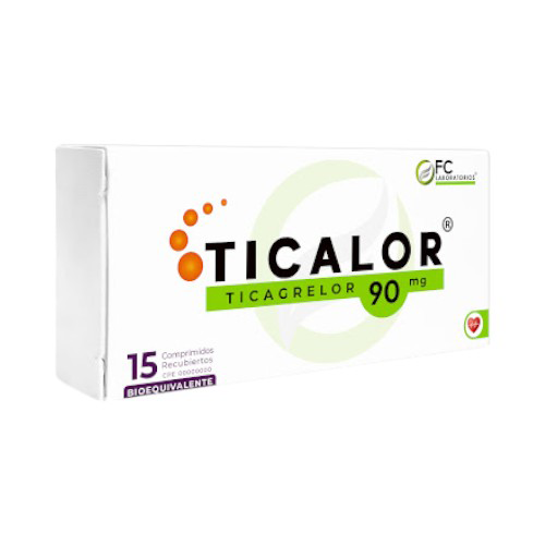 TICALOR 90MG X 15 COMP. FC LABORATORIO