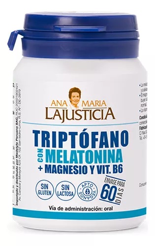 TRIPTOFANO CON MELATONINA X 60 COMP. LA JUSTICIA