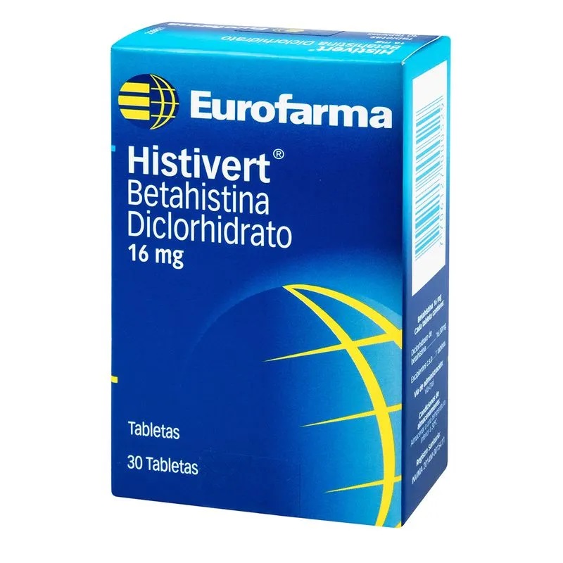 HISTIVERT 16MG X 30COMP EUROFARMA