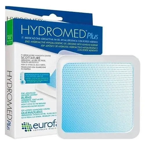 HYDROMED PLUS 10CM X 10CM / 4CM X 4CM 1 UND  EUROFARMA