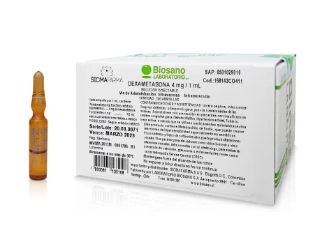 DEXAMETASONA  4MG/1ML X UND BIOSANO