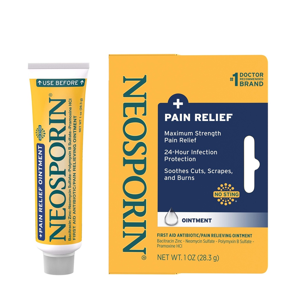 NEOSPORIN UNGUENTO PAIN RELIEF 28.30 G