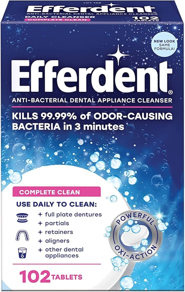 EFFERDENT X 102 TABS