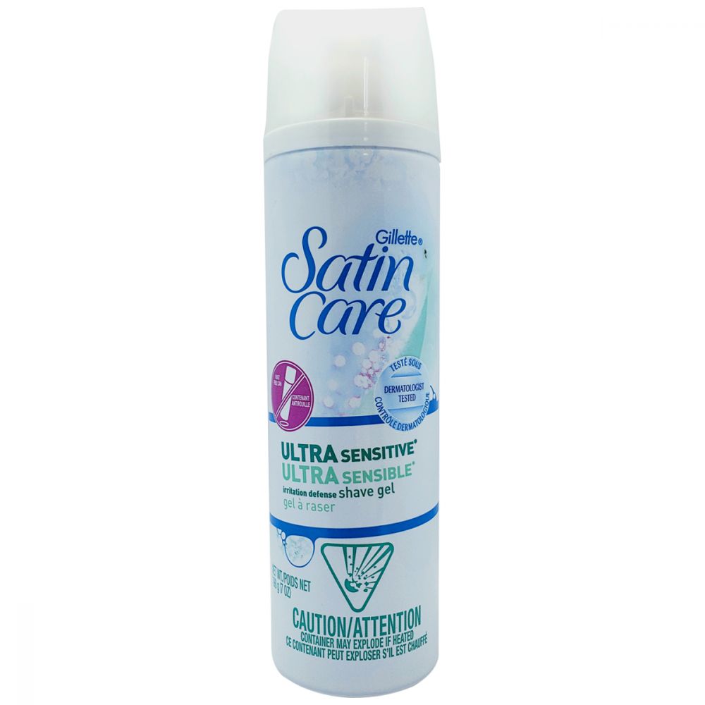 GILLETTE SATIN CARE SENSITIVE SKIN SHAVE GEL 198G