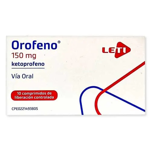 OROFENO 150MG X 10COMP LETI