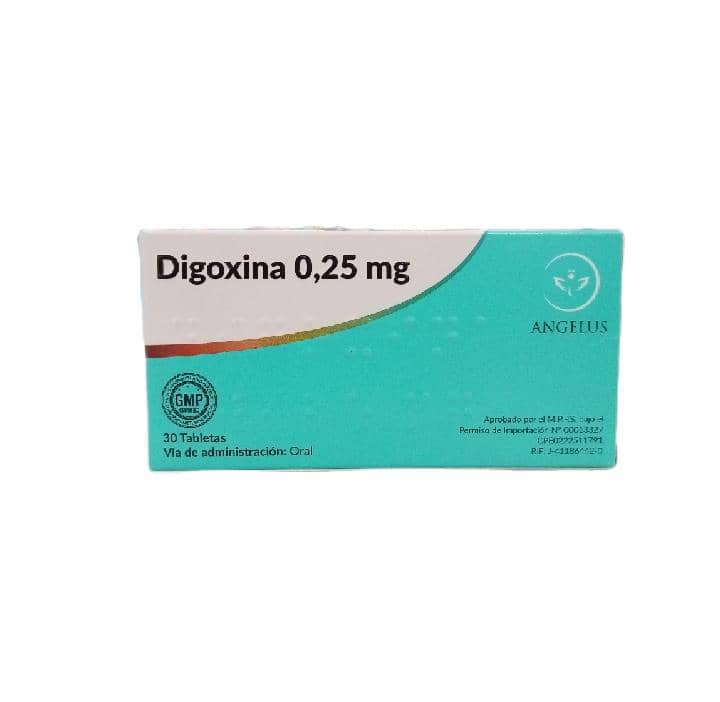 DIGOXINA 0,25MG X 30TAB ANGELUS