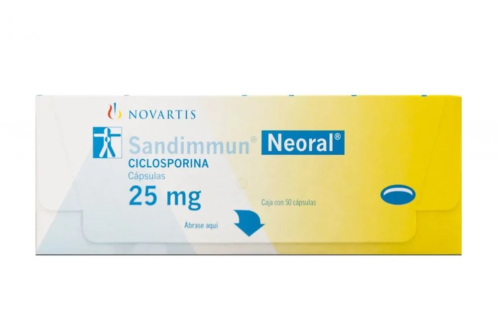 NEORAL 25MG X 50 CAPS NOVARTIS