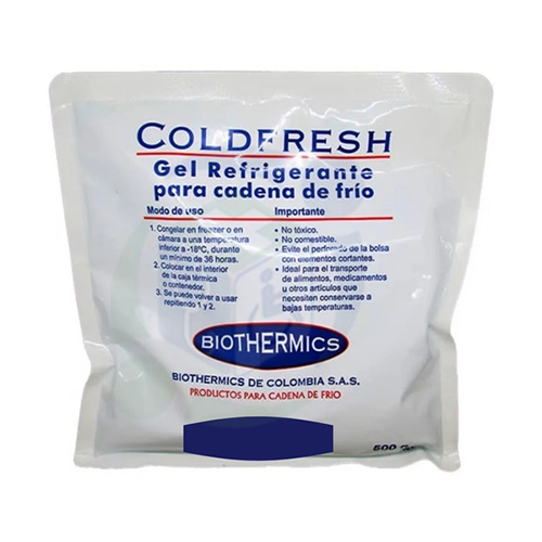 GEL REFRIGERANTE PARA CADENA DE FRIO.
