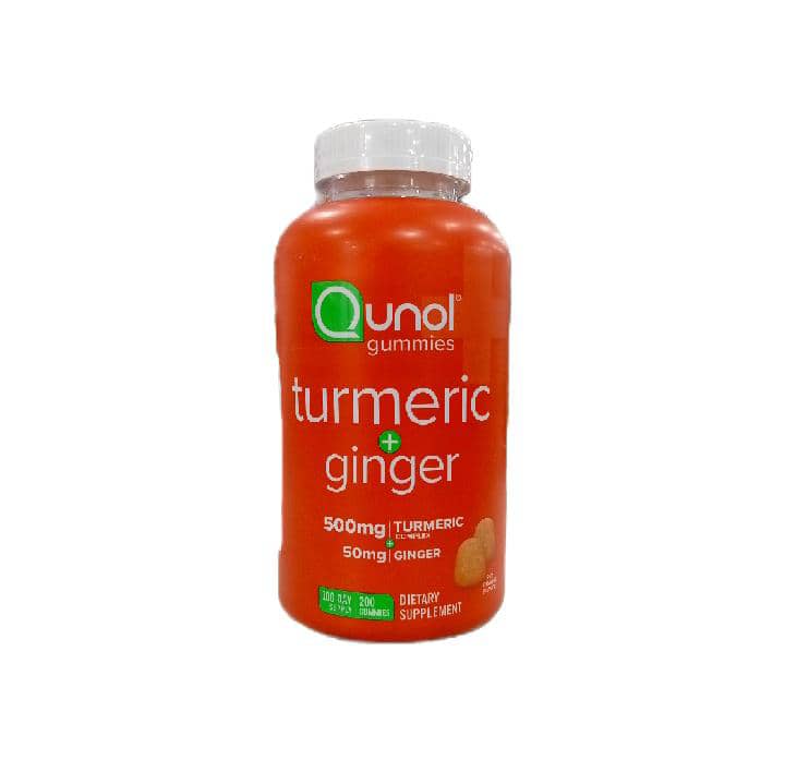 TURMERIC 500MG 200GUMMIES QUNOL