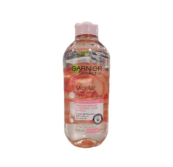 AGUA MICELLAR GARNIER ALL IN 1 ROSE WATER DULL AND SENSITIVE SKIN 400ml