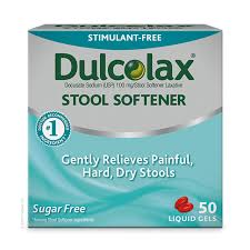 DULCOLAX STOOL SOFTENER LAXATIVE X 50 CAPS