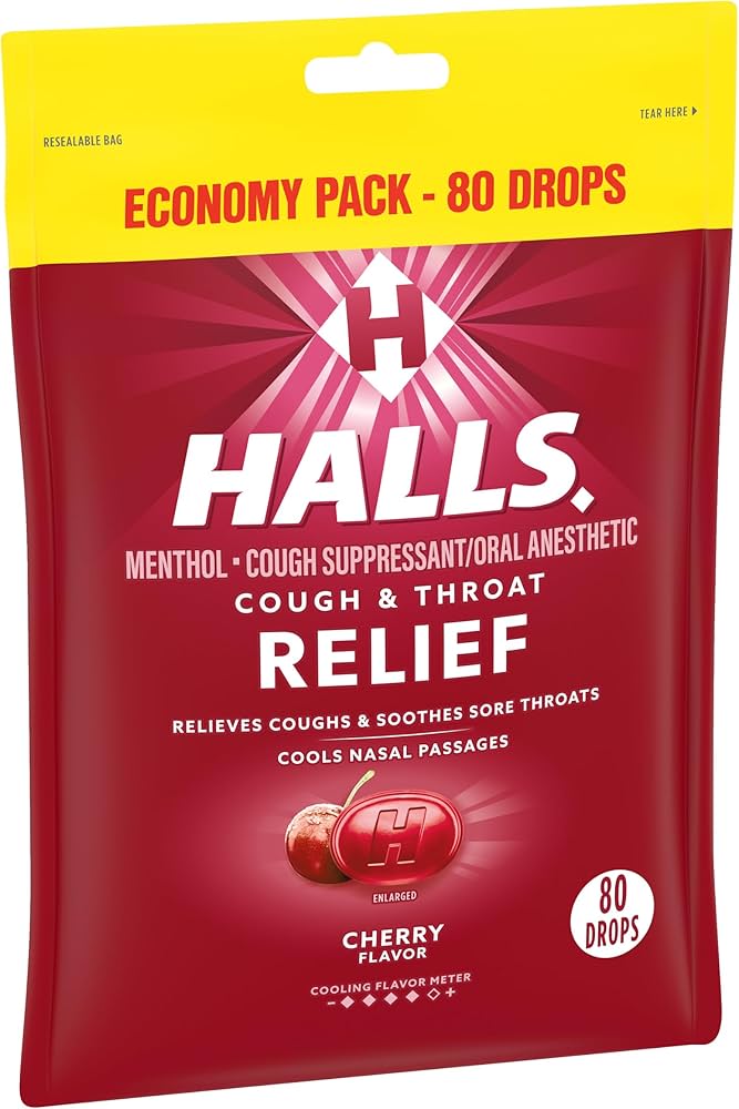 HALLS RELIEF CHERRY FLAVOR X 80 DROPS