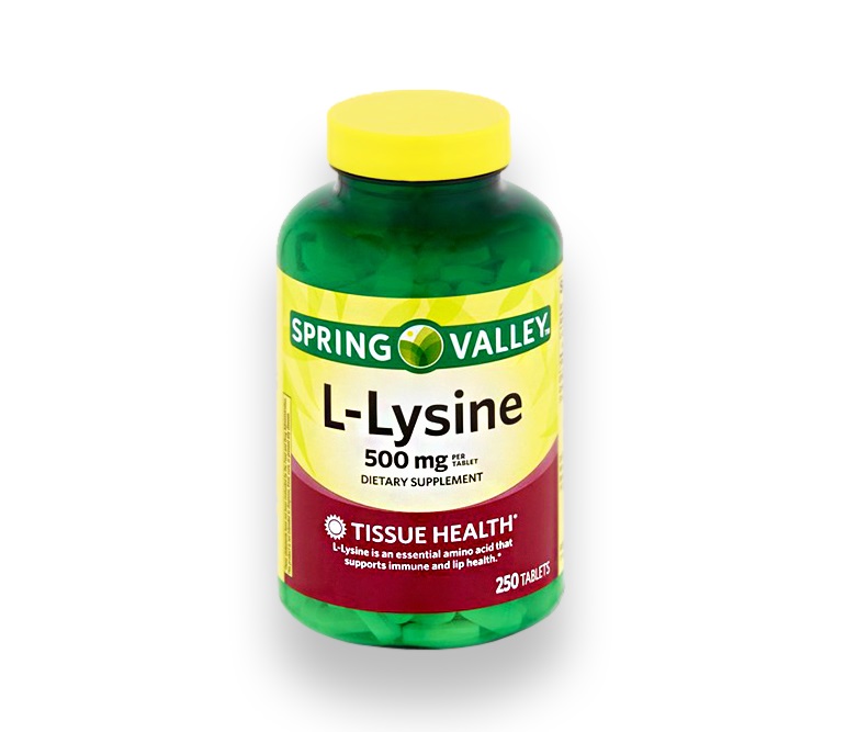 L-LYSINE 500mg x 250 TABLETAS SPRING VALLEY
