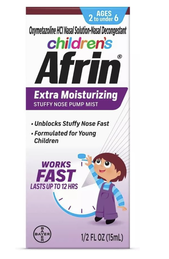 AFRIN CHILDRENS EXTRA MOISTURIZING AGES 2 TO UNDER 6 NASAL SPRAY 15ML BAYER