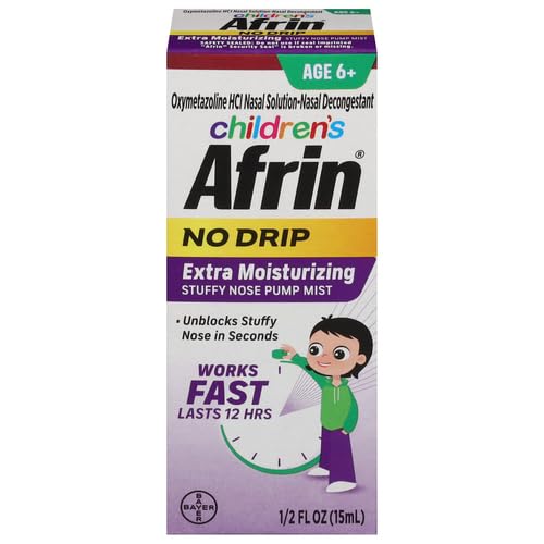 AFRIN CHILDRENS EXTRA MOISTURIZING AGES 2 TO UNDER 6 NASAL SPRAY 15ML BAYER