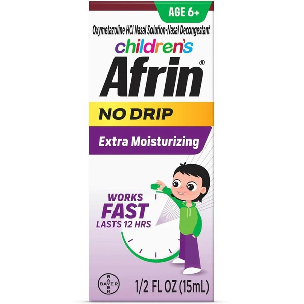 AFRIN CHILDRENS EXTRA MOISTURIZING AGE 6+ NASAL SPRAY 15ML BAYER