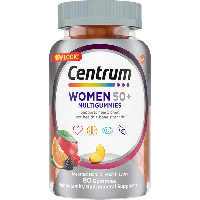 CENTRUM WOMEN 50+ MULTIGUMMIES 80 GUMMIES