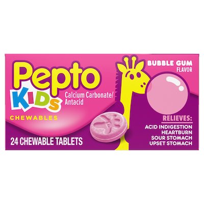 PEPTO KIDS CHEWABLES X 24TAB
