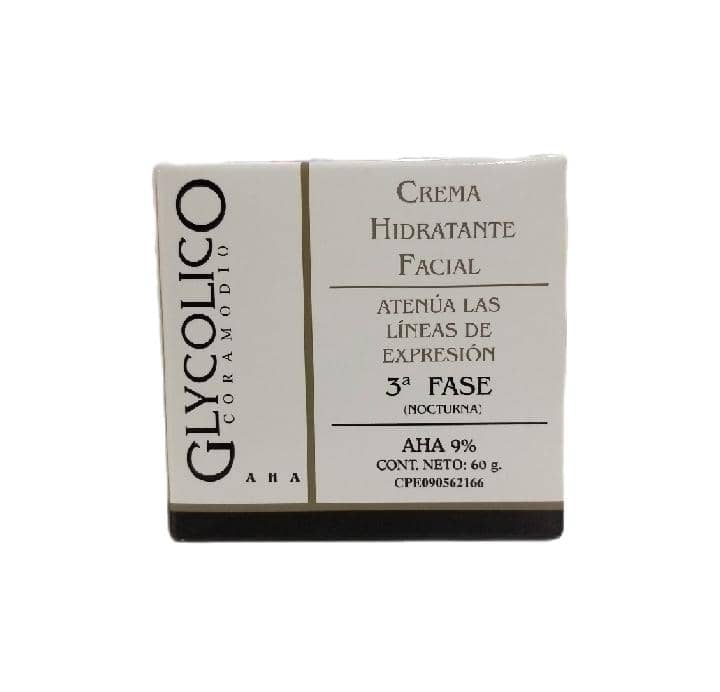 CREMA HIDRATANTE FACIAL 3 FASE NOCTURNA 60G GLYCOLICO