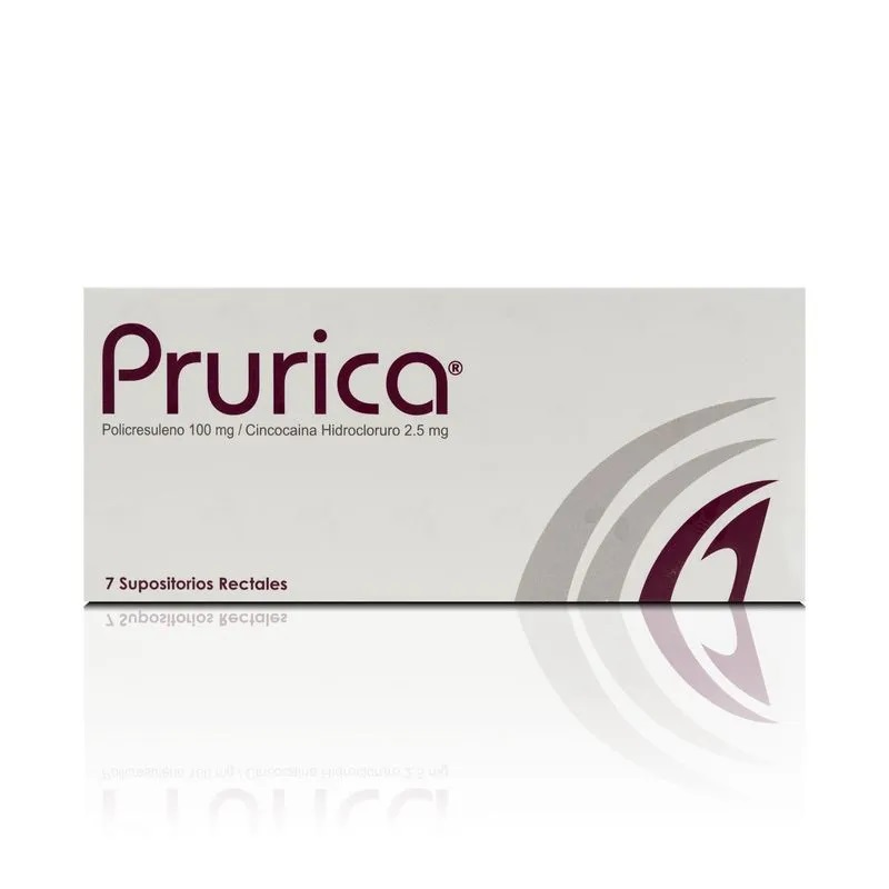 PRURICA 100MG/2,5MG X 7 SUPOSITORIOS MALLEN