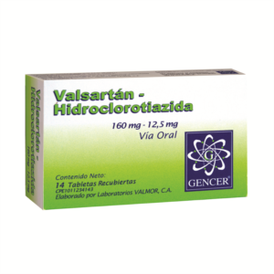 VALSARTAN 160/12,5MG X 14 COMP GENCER