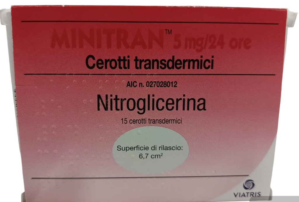MINITRAN 5MG - 24H X 15 PARCHES VIATRIS